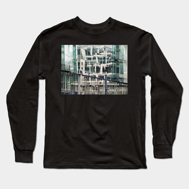 Berlin Abstract Long Sleeve T-Shirt by AlexaZari